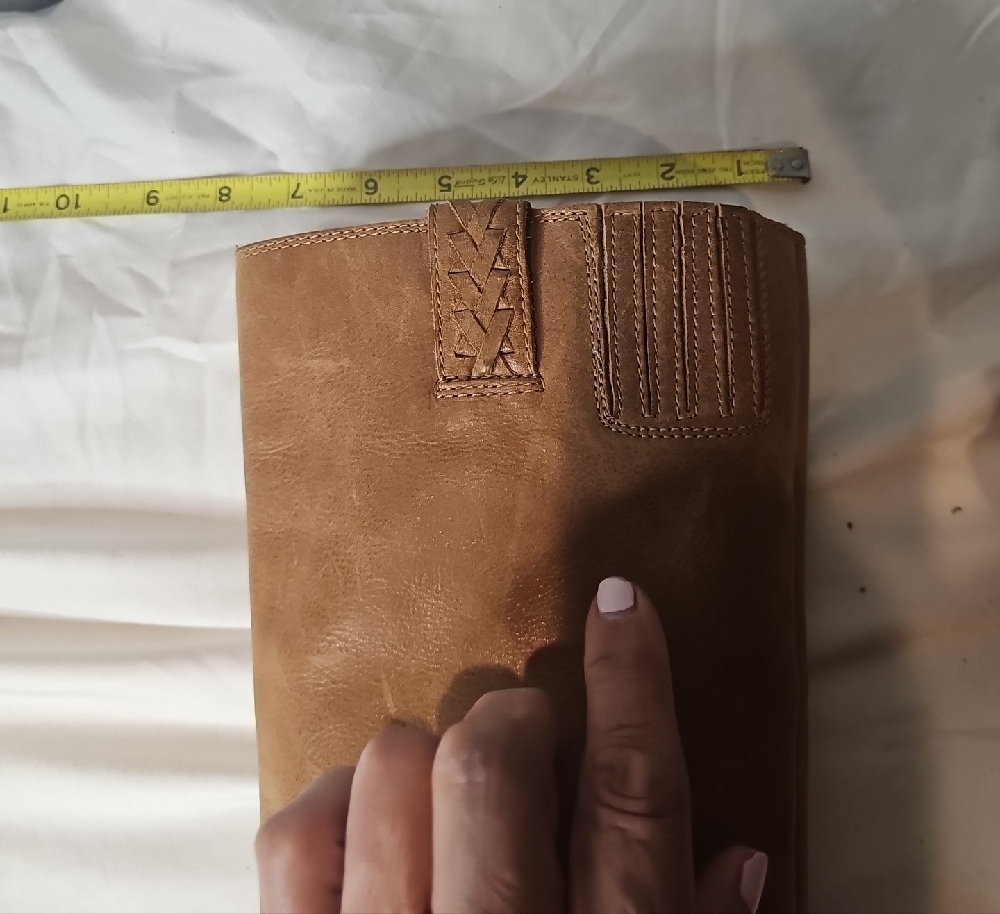 Lycky Brand Blue Jean America Brown Knee-High Women's Boots.  Weathered Leather. - Picture 6 of 11